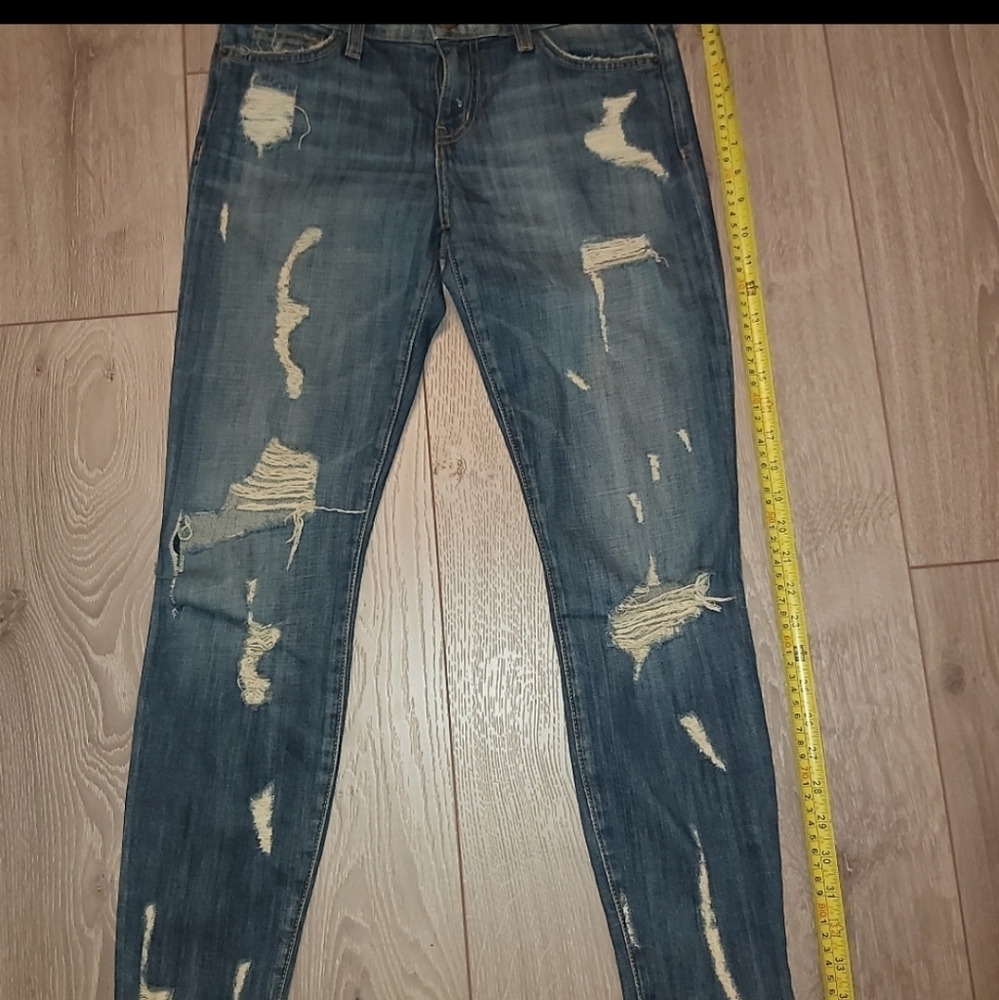 CURRENT Elliott ripped boyfriend jeans